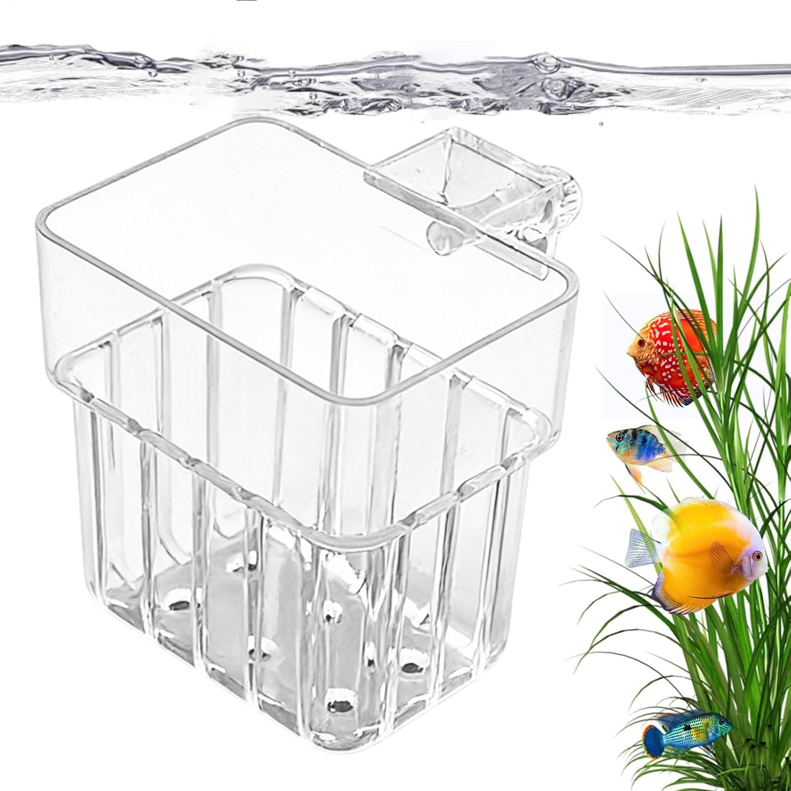 Aquarium Plant Growth - Transparent Hangable Aquarium Plant Holder Pot