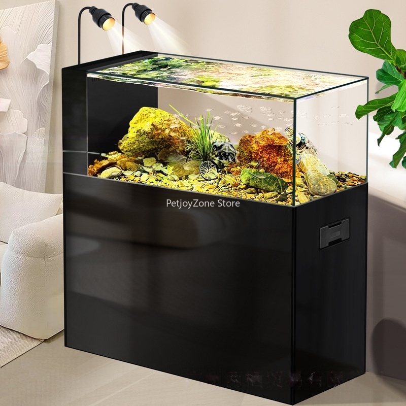 Planted Aquarium Aquascape - 2026 Minimalist Rimless Aquarium Cabinet Ultra