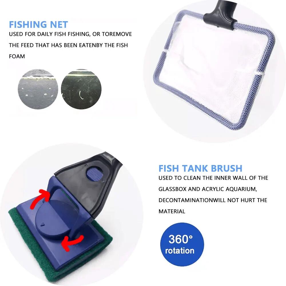 5in1 Aquarium Cleaning Tool Pl - Planted Aquarium With Gravel 评论和价格