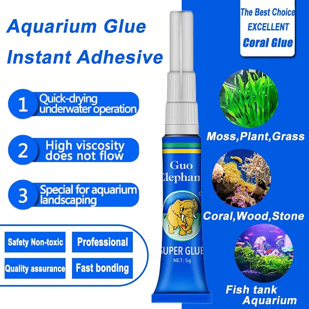 Fish Tank Landscaping Moss Glu - Aquarium Plant Glue Gel 评论和价格