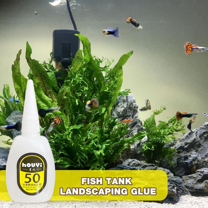 50/100g Fish Tank Landscaping  - Aquarium Plant Glue Gel 评论和价格