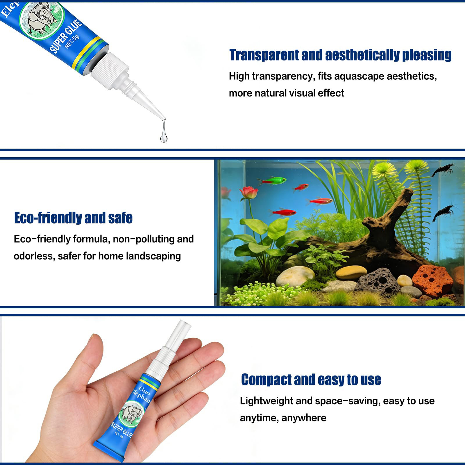 Aquarium Plant Glue Instant Un - Aquarium Plant Glue Gel 评论和价格