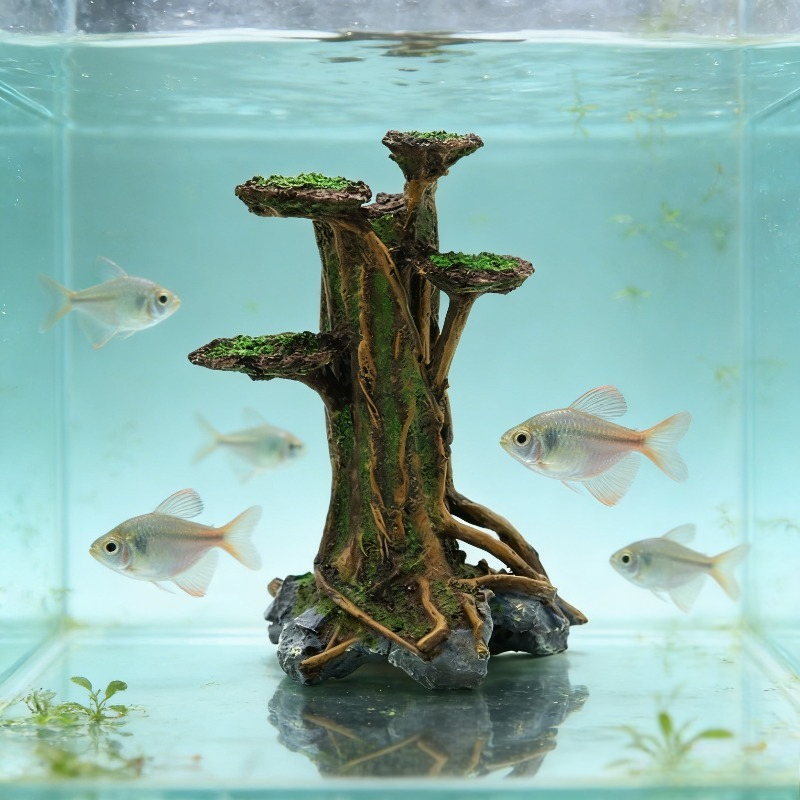 Artificial Moss Tree Driftwood - Planted Aquarium Aquascape 评论和价格