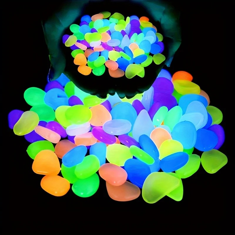50-200pcs Glow in The Dark Peb - Aquarium Plant Growth 评论和价格