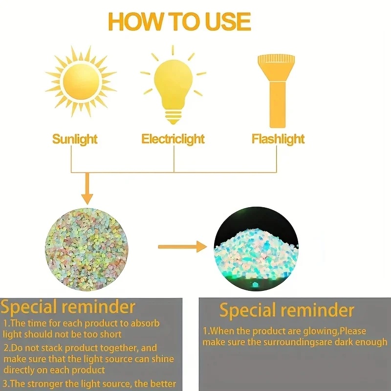 50-200pcs Glow in The Dark Peb - Aquarium Plant Growth 评论和价格