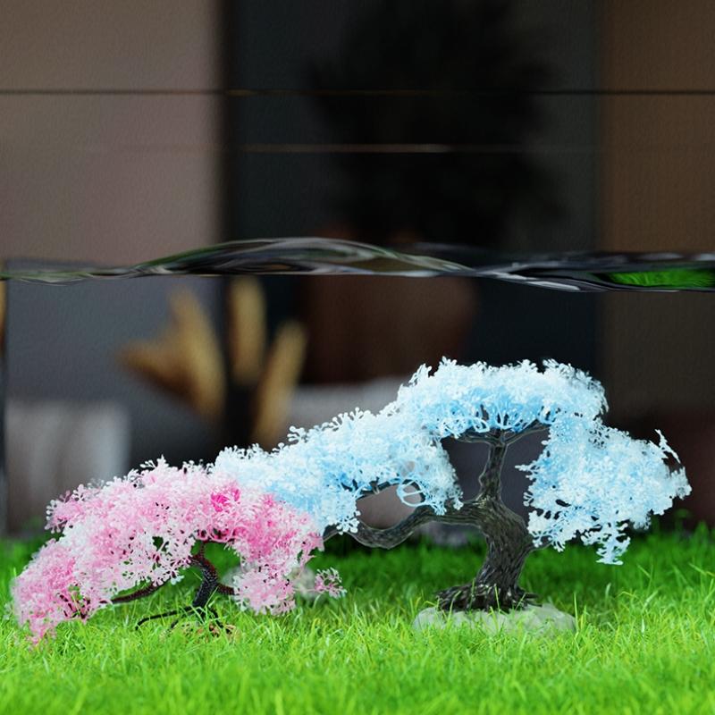 Simulated Tree Artificial Plas - Planted Aquarium Aquascape 评论和价格