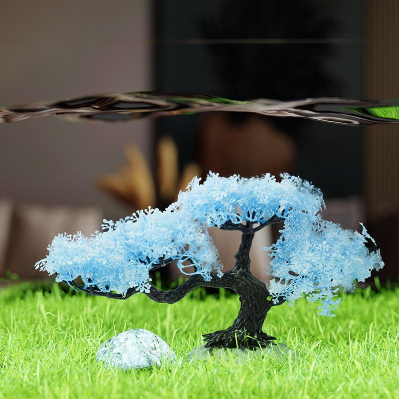 Simulated Tree Artificial Plas - Planted Aquarium Aquascape 评论和价格