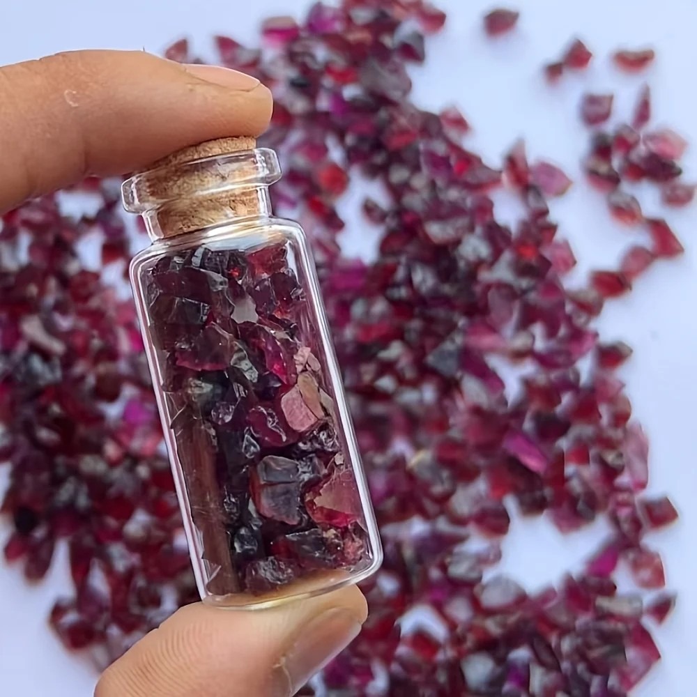 Natural Raw Garnet Gemstone Ch - Planted Aquarium With Gravel 评论和价格