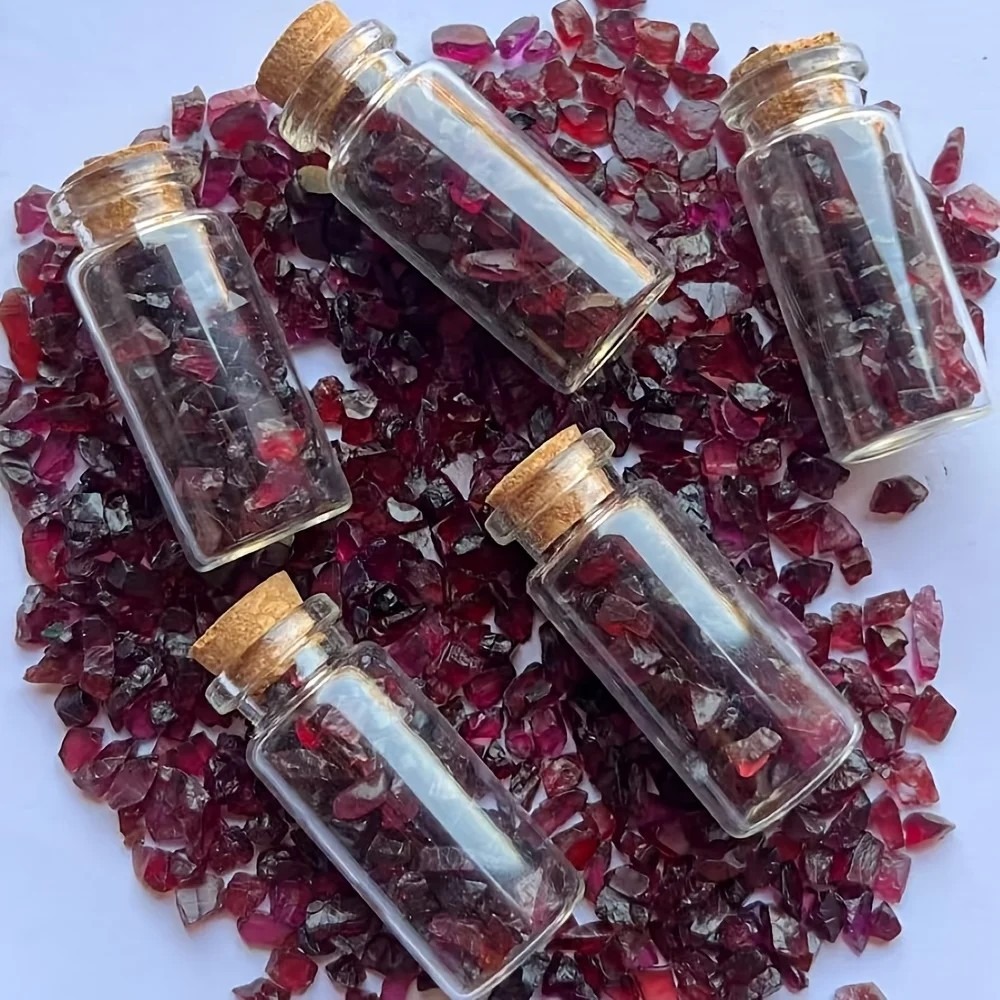 Natural Raw Garnet Gemstone Ch - Planted Aquarium With Gravel 评论和价格