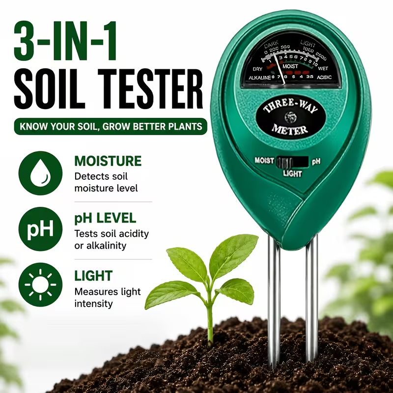 3-in-1 Soil Tester (Moisture,  - Tissue Culture Plant 评论和价格