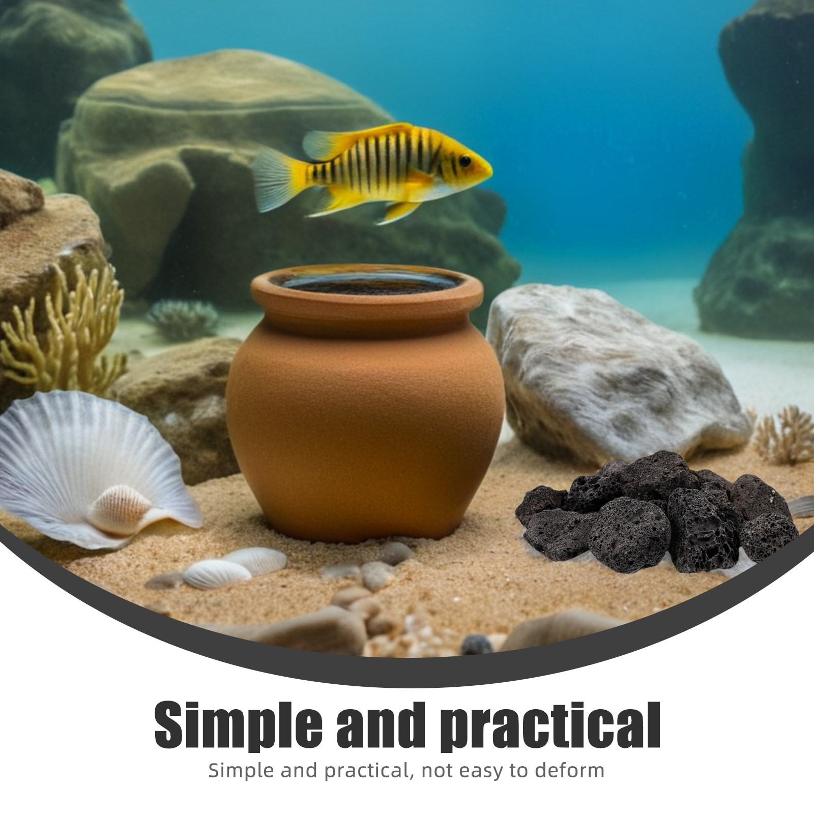 1Pack Natural Volcanic Stones  - Aquarium Planted Tank 评论和价格